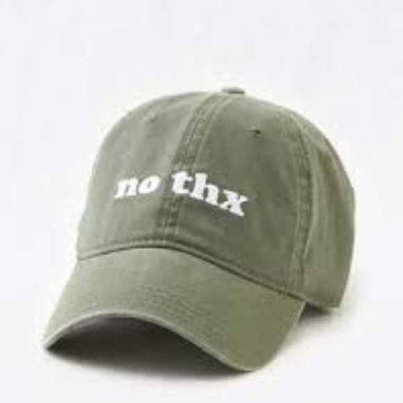 aerie Accessories - Aerie American Eagle Baseball Cap Olive Green no thx NEW